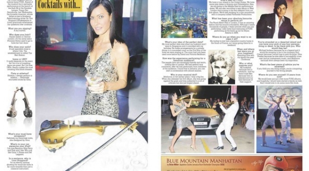 Linzi Stoppard is featured in The Jamaican Observer