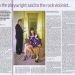Electric violinist Linzi Stoppard and her father in law interview Sunday Times